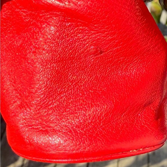 Vintage Red With Rose Pop Up Snap Clasp Change Purse - Picture 8 of 9